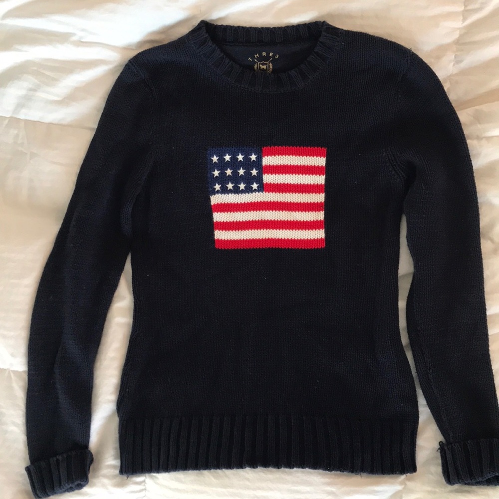 🇺🇸 American Flag Sweater 🇺🇸
